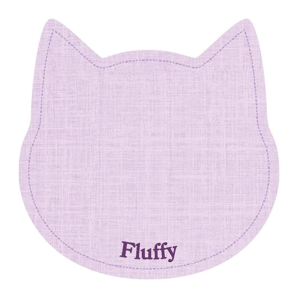 Custom Linen Cat PetFlat | Purple - Carolina Creekhouse Easy to Clean Premium Vinyl Mats 