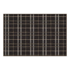 SwatchPop Paula FloorFlat | Black - Carolina Creekhouse Easy to Clean Premium Vinyl Mats 
