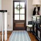 Sarah Blue 3x8 Floorflat *Final Sale* PERFECT - Carolina Creekhouse Easy to Clean Premium Vinyl Mats
