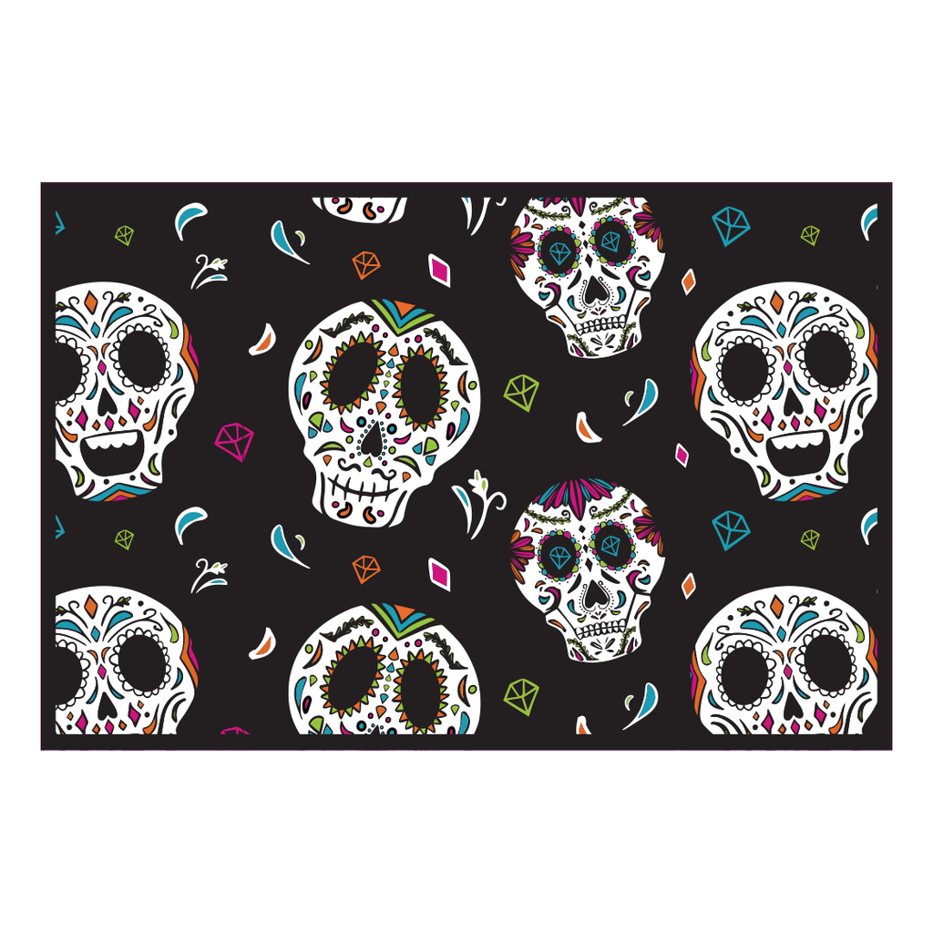 Day of the Dead Placemat - Carolina Creekhouse Easy to Clean Premium Vinyl Mats 