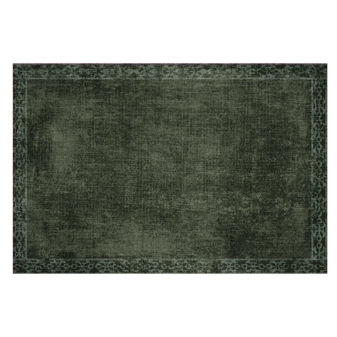 Evelyn Placemat | Green - Carolina Creekhouse Easy to Clean Premium Vinyl Mats