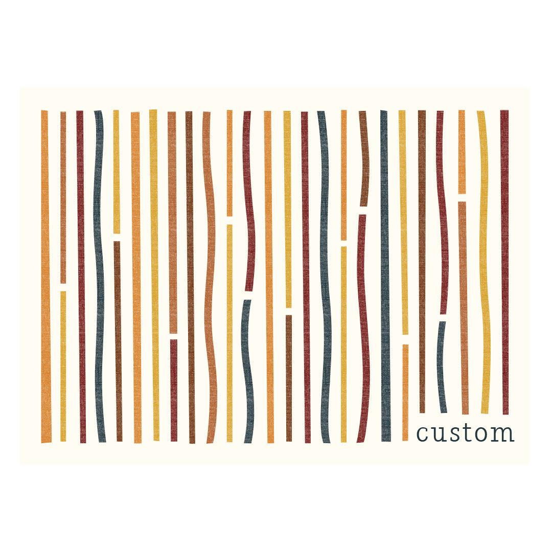 Custom Gather & Be Thankful Placemat - Carolina Creekhouse Easy to Clean Premium Vinyl Mats
