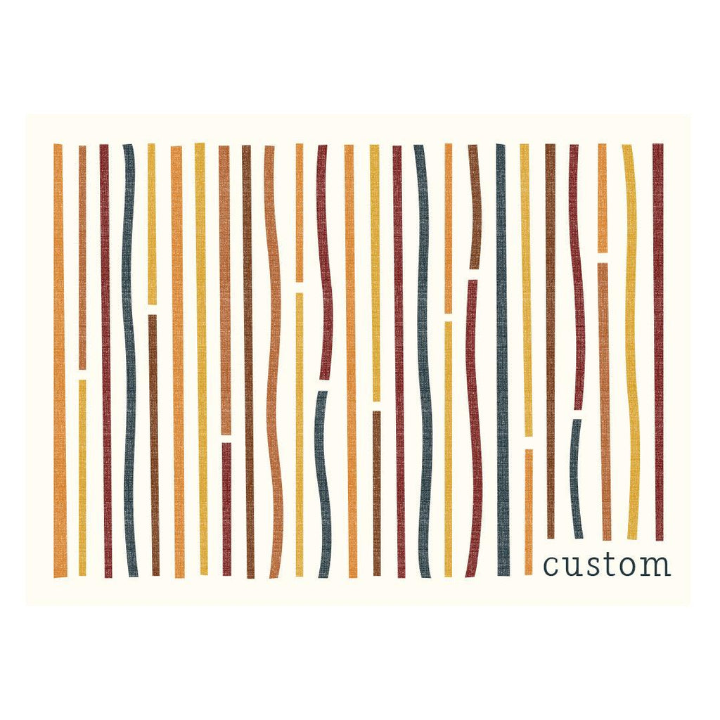 Custom Gather & Be Thankful FloorFlat - Carolina Creekhouse Easy to Clean Premium Vinyl Mats 