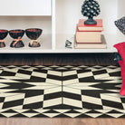 Lila FloorFlat | Black - Premium Vinyl Floor Mat - Carolina Creekhouse Easy to Clean Premium Vinyl Mats