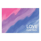 Love Lives Here FloorFlat - Premium Vinyl Mat - Carolina Creekhouse Easy to Clean Premium Vinyl Mats