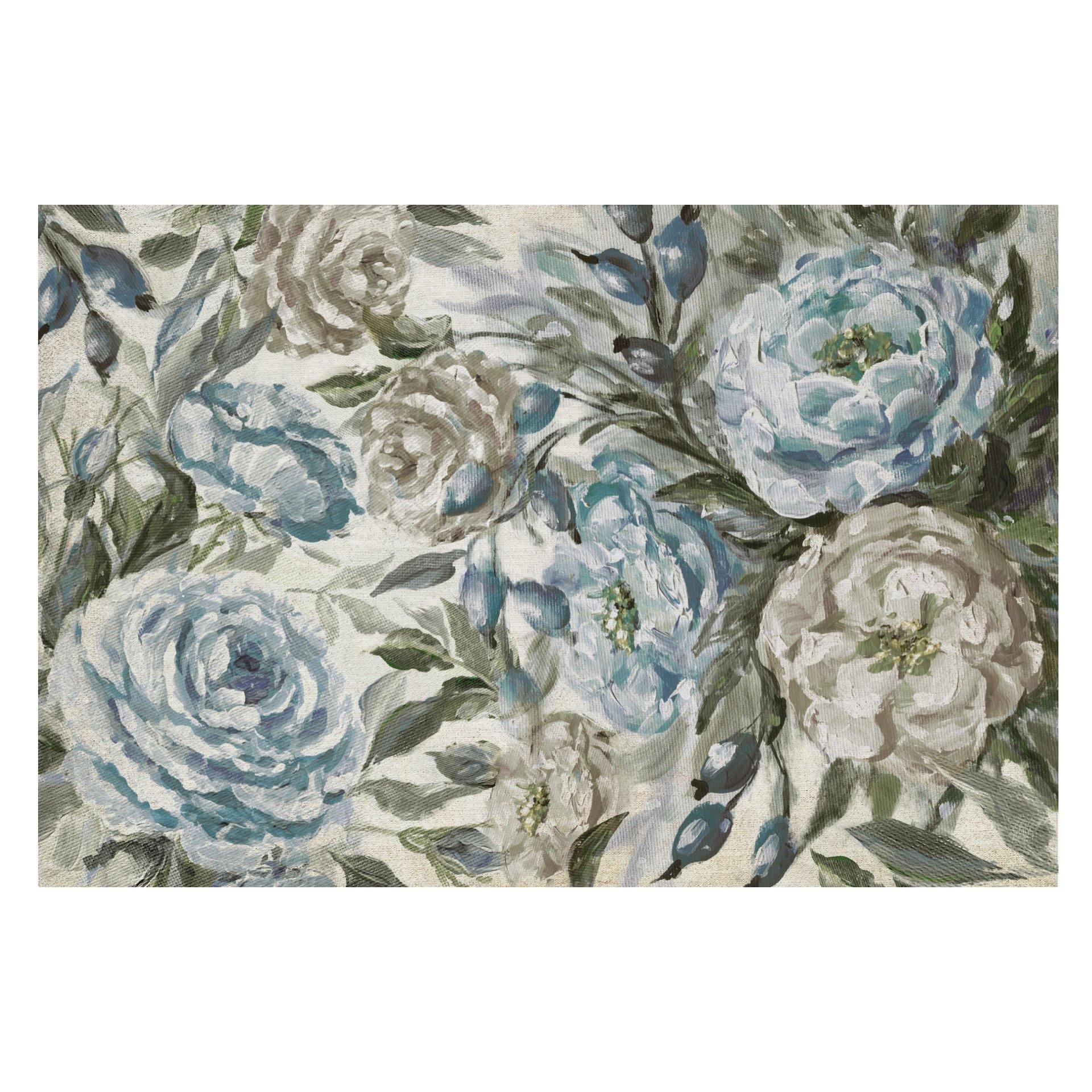 Scarlett FloorFlat | Blue - Carolina Creekhouse Easy to Clean Premium Vinyl Mats 