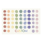 Custom Love Polka Dot FloorFlat - Premium Vinyl Floor Mat - Carolina Creekhouse Easy to Clean Premium Vinyl Mats